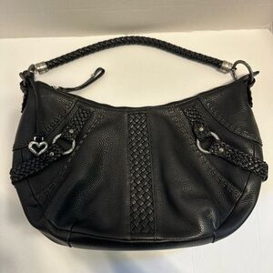 Brighton Black Leather Bag